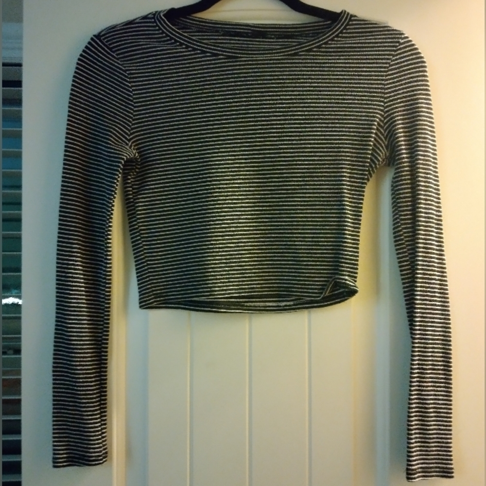 Long Sleeve Cropped Top